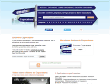 Tablet Screenshot of encontracopacabana.com.br
